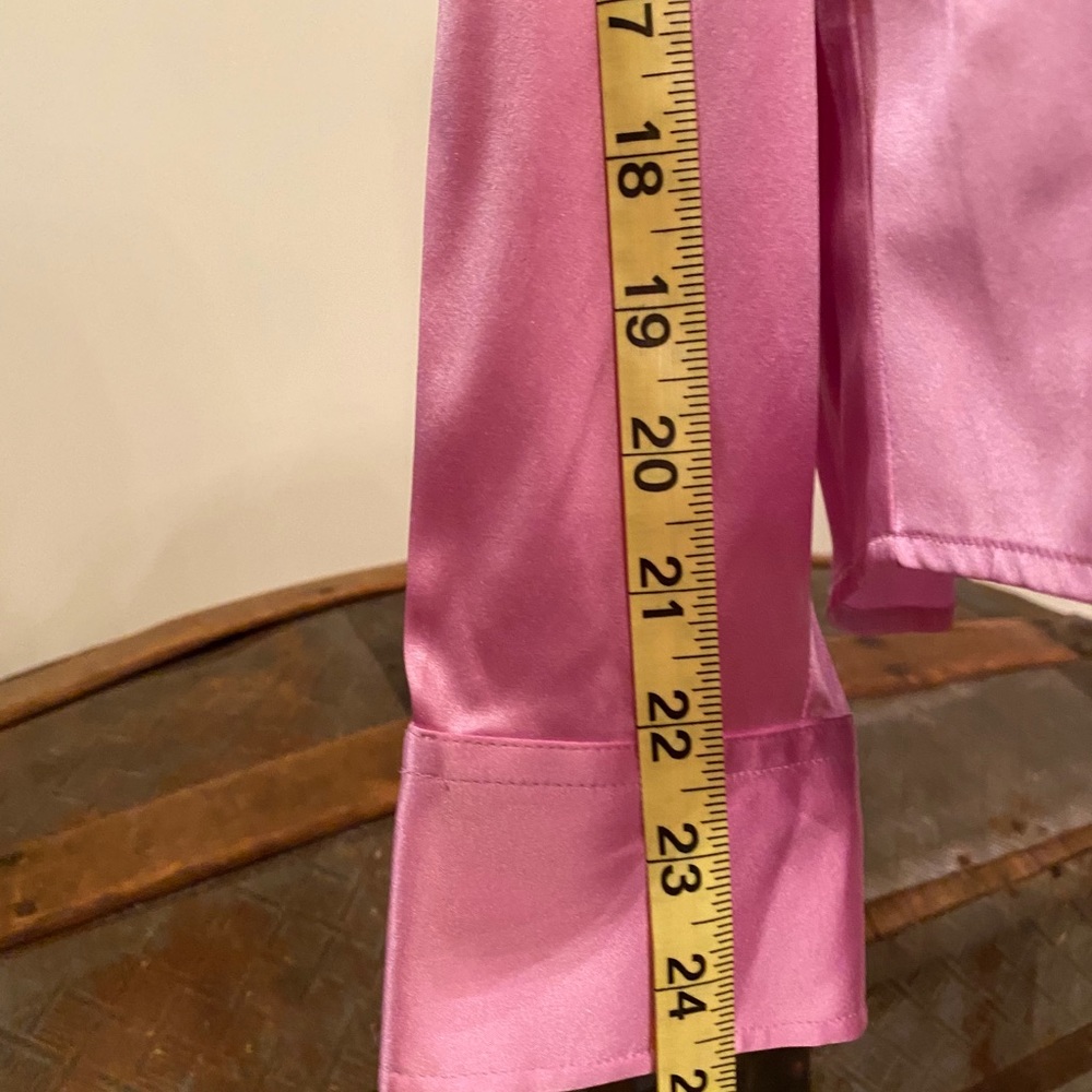 Land’s End Silky Blouse Sz 16 Orchid color NWT - Picture 7 of 9